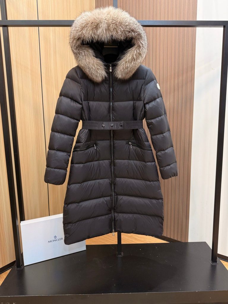 Moncler　モンクレール　ダウンジャケット　Boedic　ファー付きダウンコート　ロングダウンジャケット　レディース　秋冬限定 - 画像 6