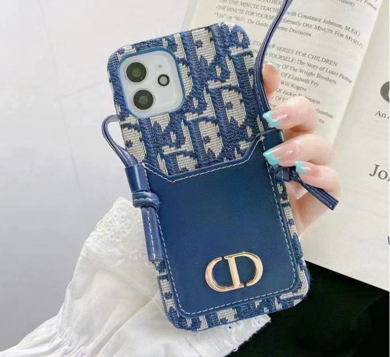 DIOR ディオール スマホケース スマホカバー iPhoneケース iPhoneカバー 携帯ケース 携帯カバー スマートフォンケース スマートフォンカバー ネックストラップ付 iPhone14 多機種対応 - 画像 3