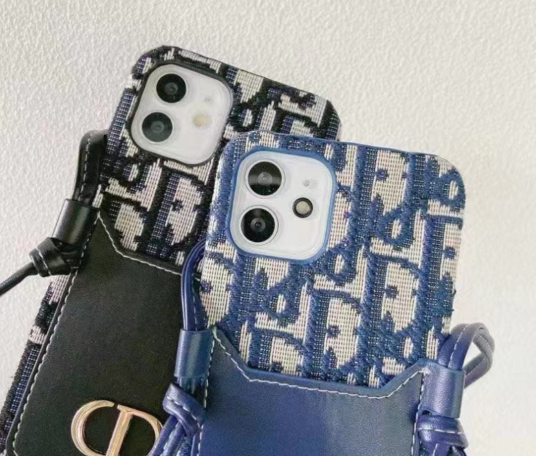 DIOR ディオール スマホケース スマホカバー iPhoneケース iPhoneカバー 携帯ケース 携帯カバー スマートフォンケース スマートフォンカバー ネックストラップ付 iPhone14 多機種対応 - 画像 4