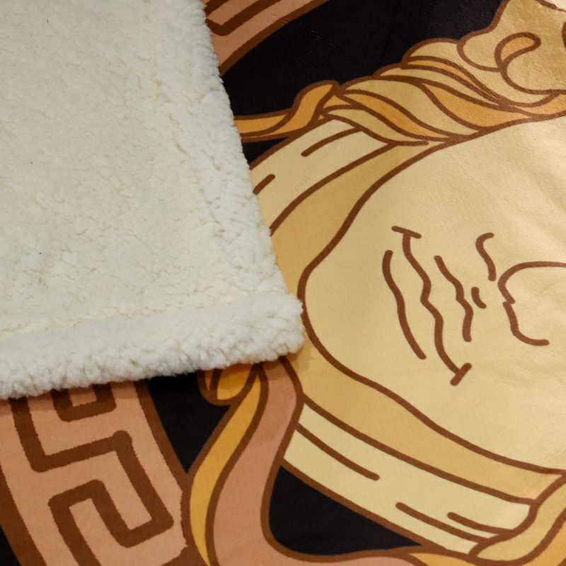 Versace　ヴェルサーチ　毛布　ダブル/クイーン　あったか　裏起毛　ひざ掛け毛布　おしゃれ　洗える　軽い　防寒　ブランケット - 画像 3