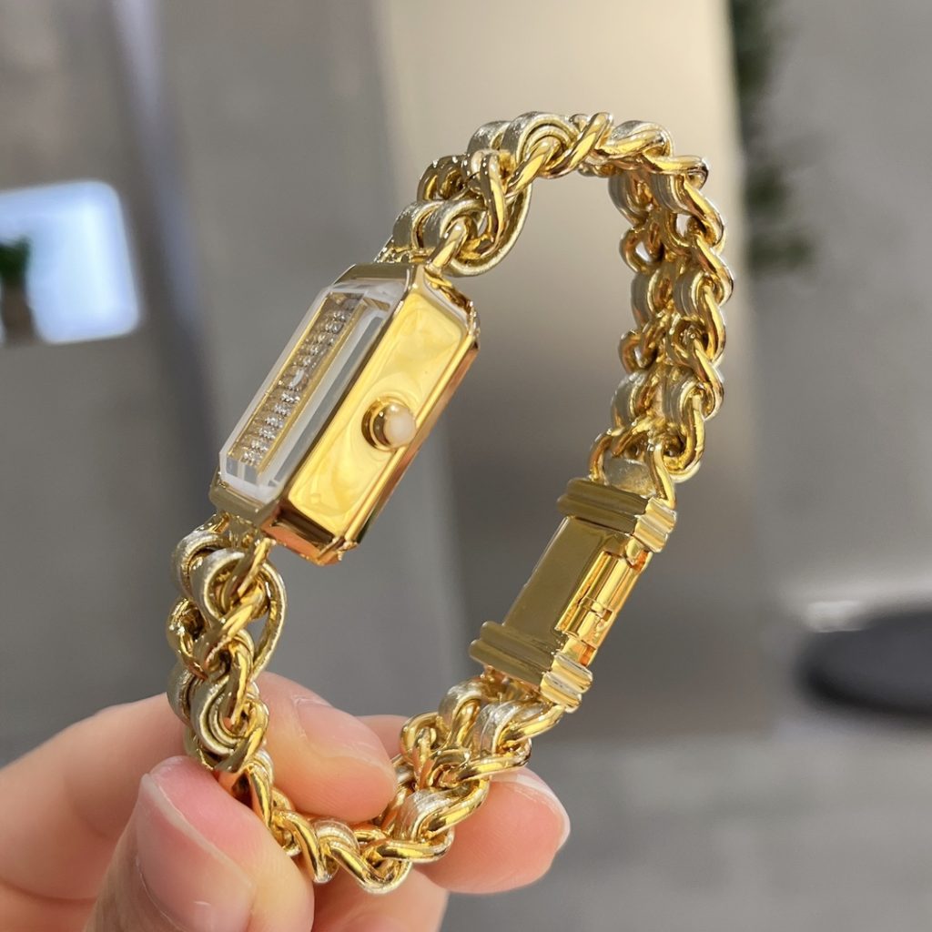 Chanel シャネル👜✨Chanel プレミエール 中古 レディース腕時計 方糖✨1987年 パリ フェルスマン広場 インスピレーション❤️ マンガンガラス オニキス 26.1mm🕰️ - 画像 7