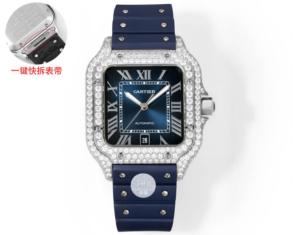 Cartier カルティエ✨Cartier✨ 高級時計 サントス ロンドス バロンブルー 人気モデル 💎 メンズ レディース ラグジュアリー腕時計⌚ ギフト🎁 - 画像 2