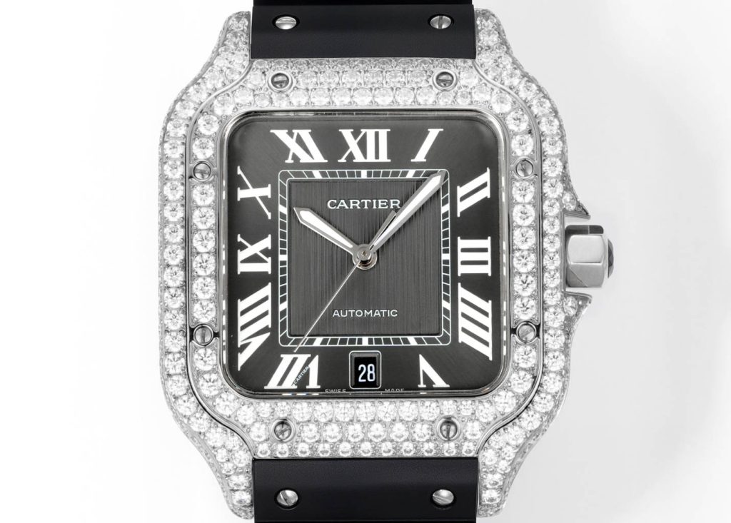 Cartier カルティエ✨Cartier✨ 高級時計 サントス 100 メンズ 自動巻き 人気モデル 💎 ⌚ 贈り物に最適 🎁 ラグジュアリー 腕時計 💝 - 画像 5