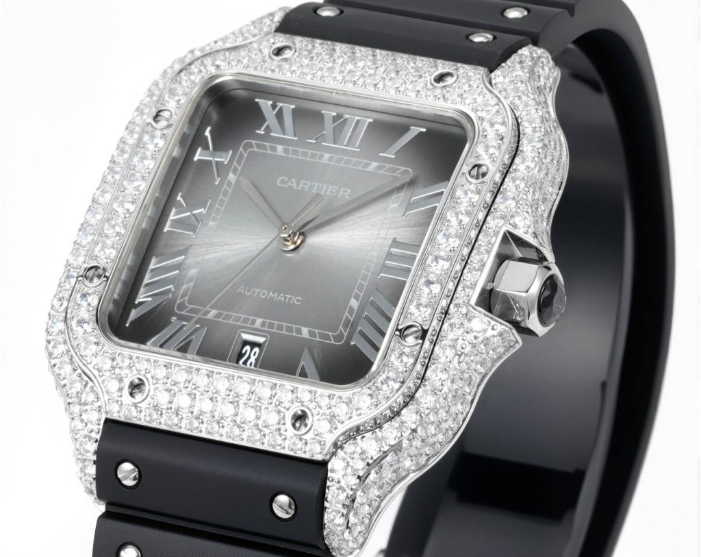 Cartier カルティエ✨Cartier✨ 高級時計 サントス 100 メンズ 自動巻き 人気モデル 💎 ⌚ 贈り物に最適 🎁 ラグジュアリー 腕時計 💝 - 画像 6