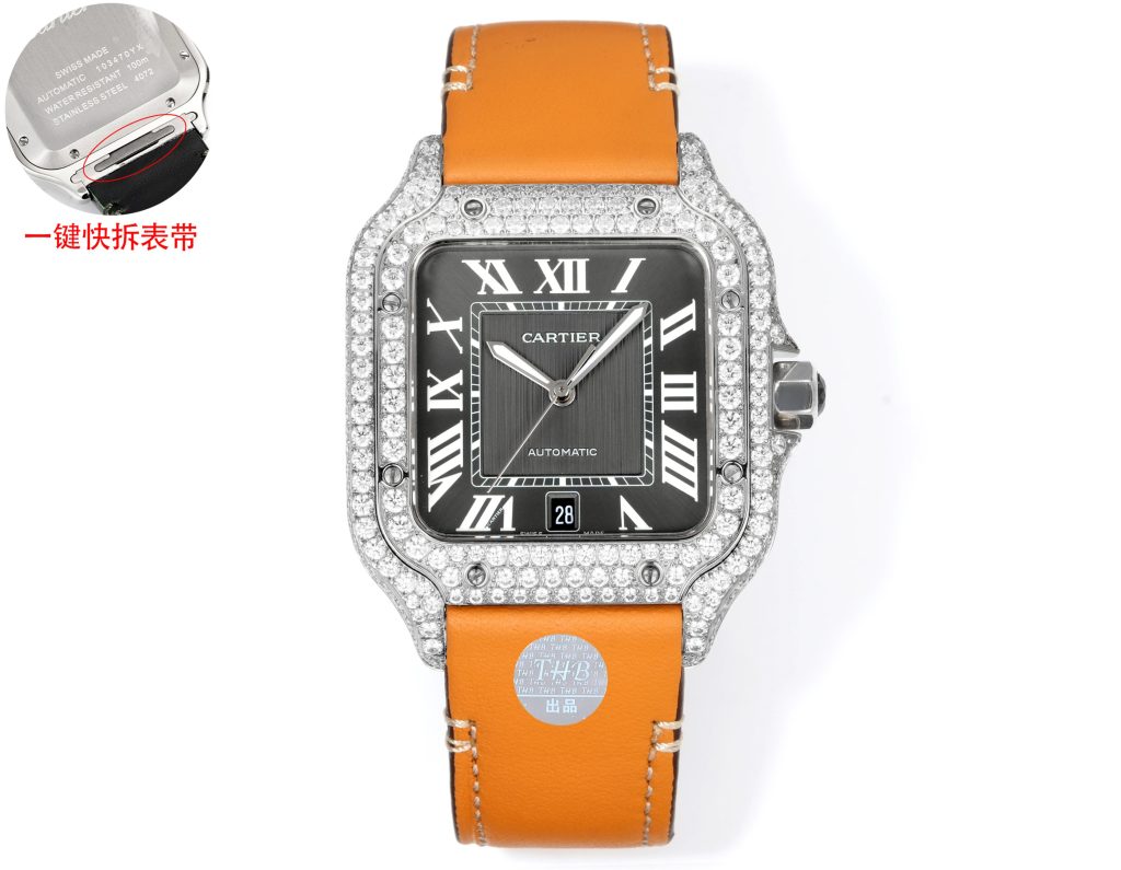 Cartier カルティエ💎✨【Cartier サントス 100】 メンズ 高級腕時計 人気モデル ラグジュアリー🕰️⭐️ - 画像 3
