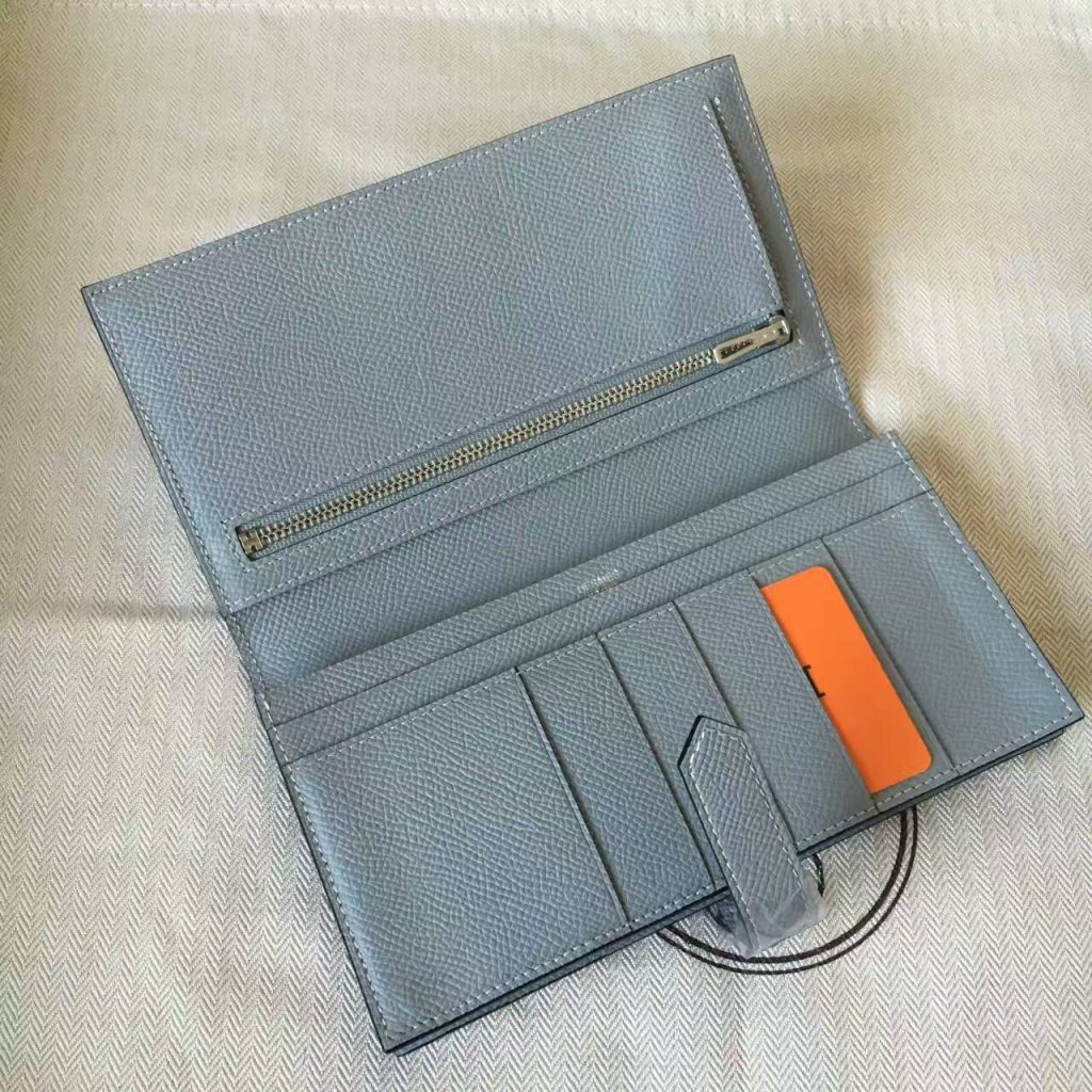 Hermes　エルメス　ベアンスフレ　二つ折り長財布 シルバー金具 男女兼用　エプソン　長財布　15色在庫 - 画像 5