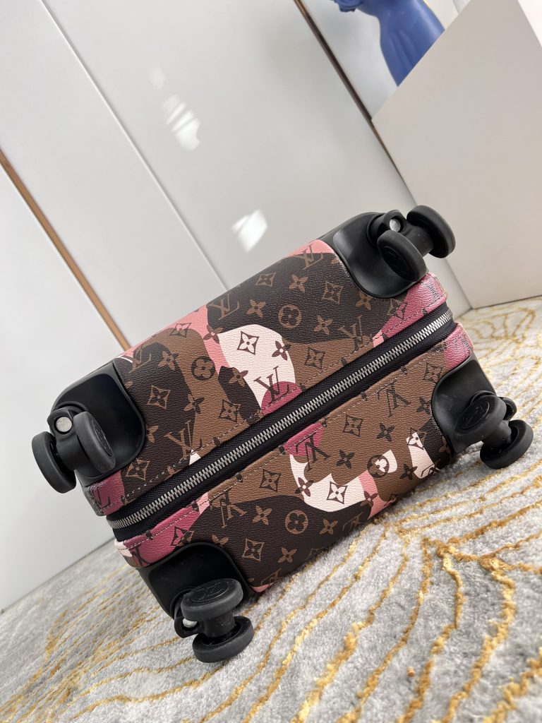 【ルイヴィトン】キャリーバッグ モノグラム帆布 半抽象ポートレート 4輪 機内持ち込み 上品な旅行バッグ - 画像 8