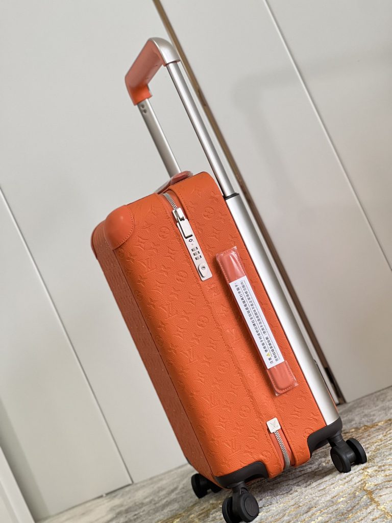 【ルイヴィトン】ホライズン トランク モノグラム帆布 レザー保護コーナー 旅行ステッカー付き 上品で実用的な旅行コンパニオン - 画像 3