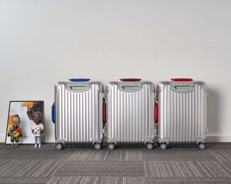 【RIMOWA】オリジナルアルミキャリーケース 2019年限定モデル 本革ハンドル 21サイズ 高級感溢れる仕様 - 画像 3