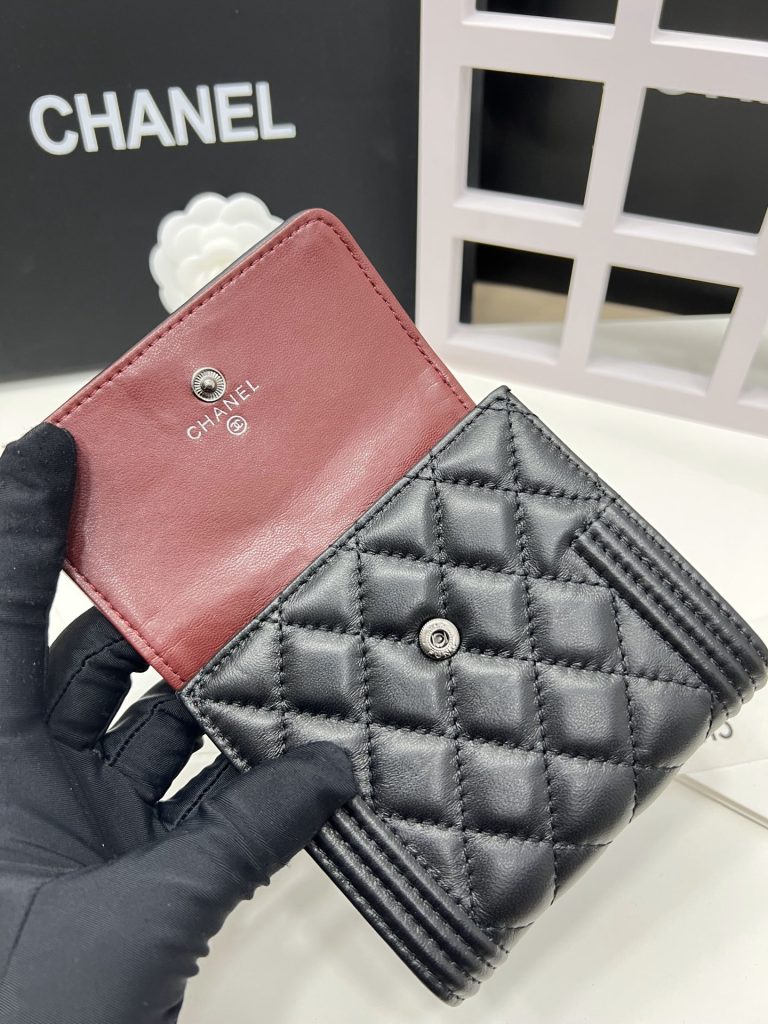 【シャネル】キャビアスキン 長財布 ココマーク金具 上品で高級感あふれるレディースウォレット - 画像 7