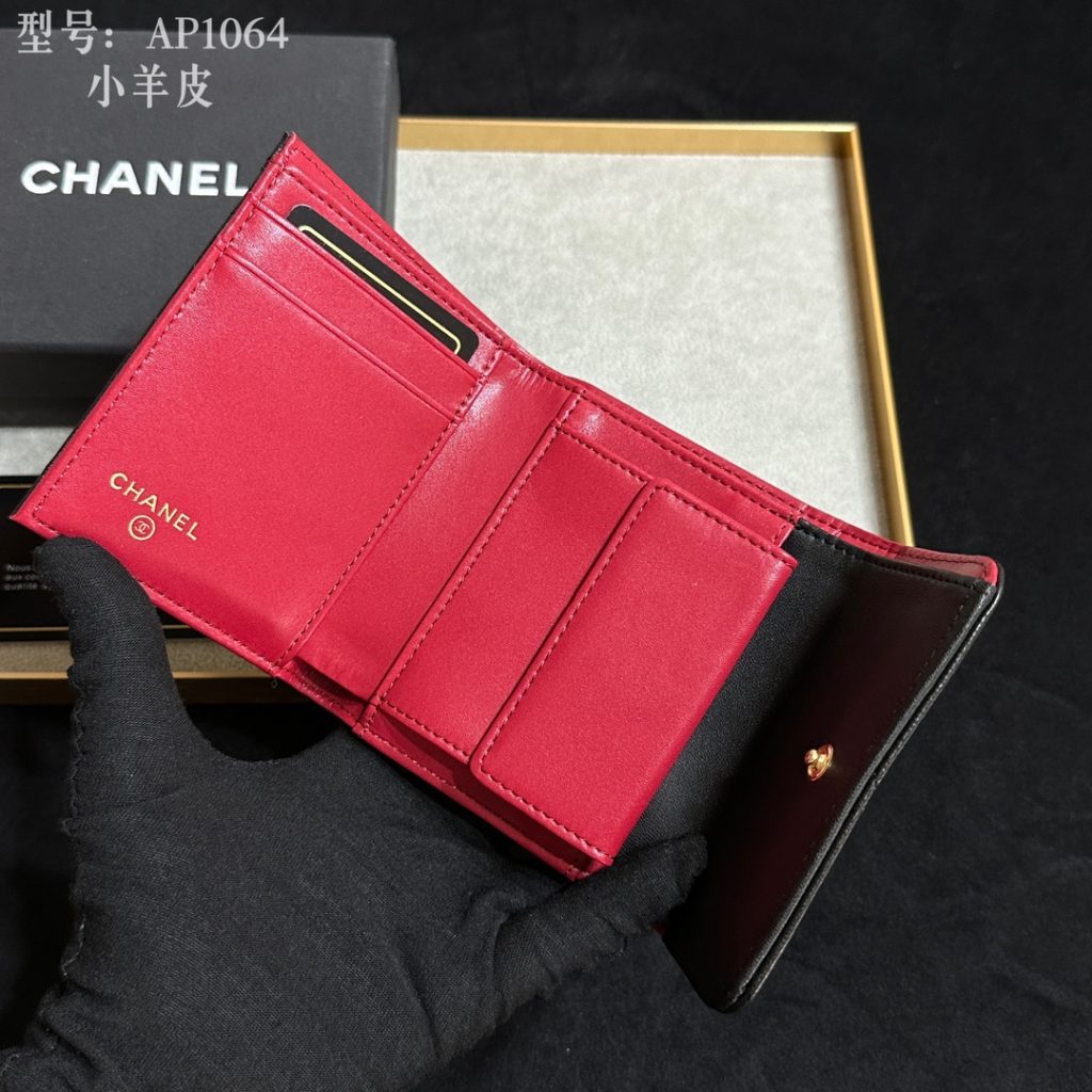 【シャネル】キャビアスキン 長財布 ココマーク金具 上品で使いやすいブラックのレディースウォレット - 画像 6
