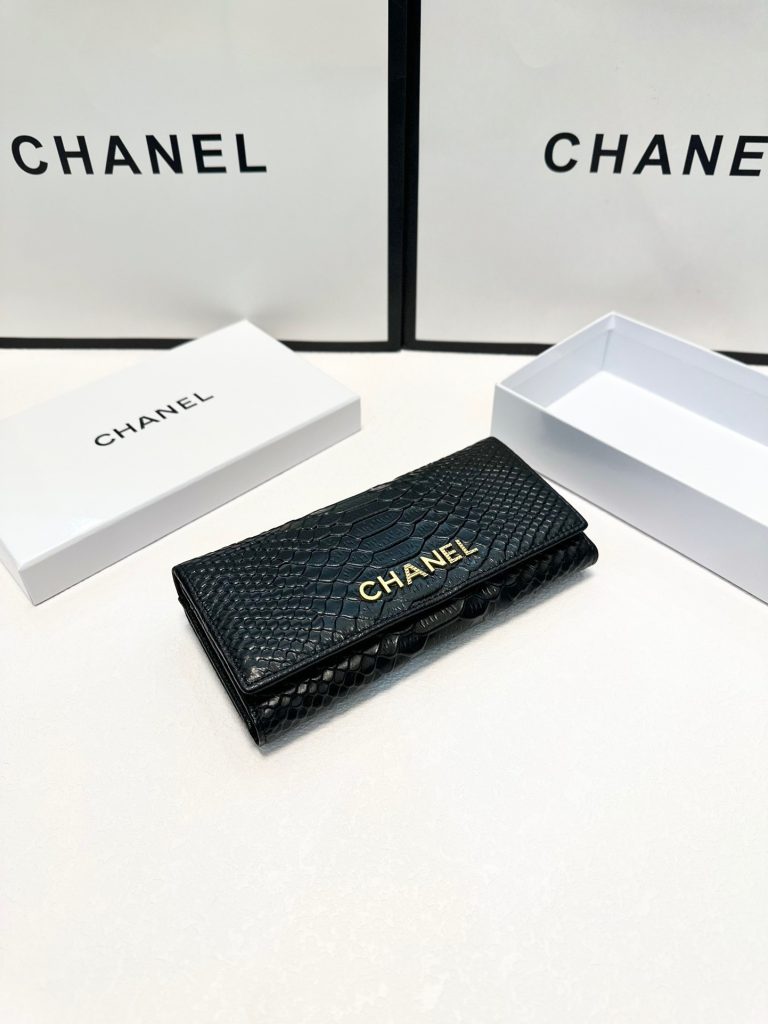 【シャネル】キャビアスキン 長財布 ココマーク金具 上品で高級感あふれるレディースウォレット - 画像 2