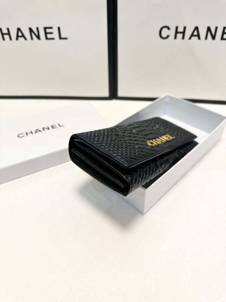 【シャネル】キャビアスキン 長財布 ココマーク金具 上品で高級感あふれるレディースウォレット - 画像 6