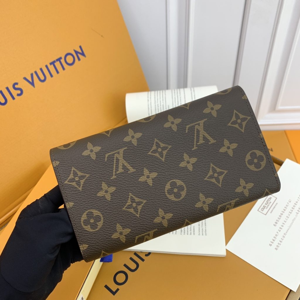 ルイ・ヴィトン モノグラムキャンバス 上品な長財布 レディース人気モデル ギフトにも最適 - 画像 4