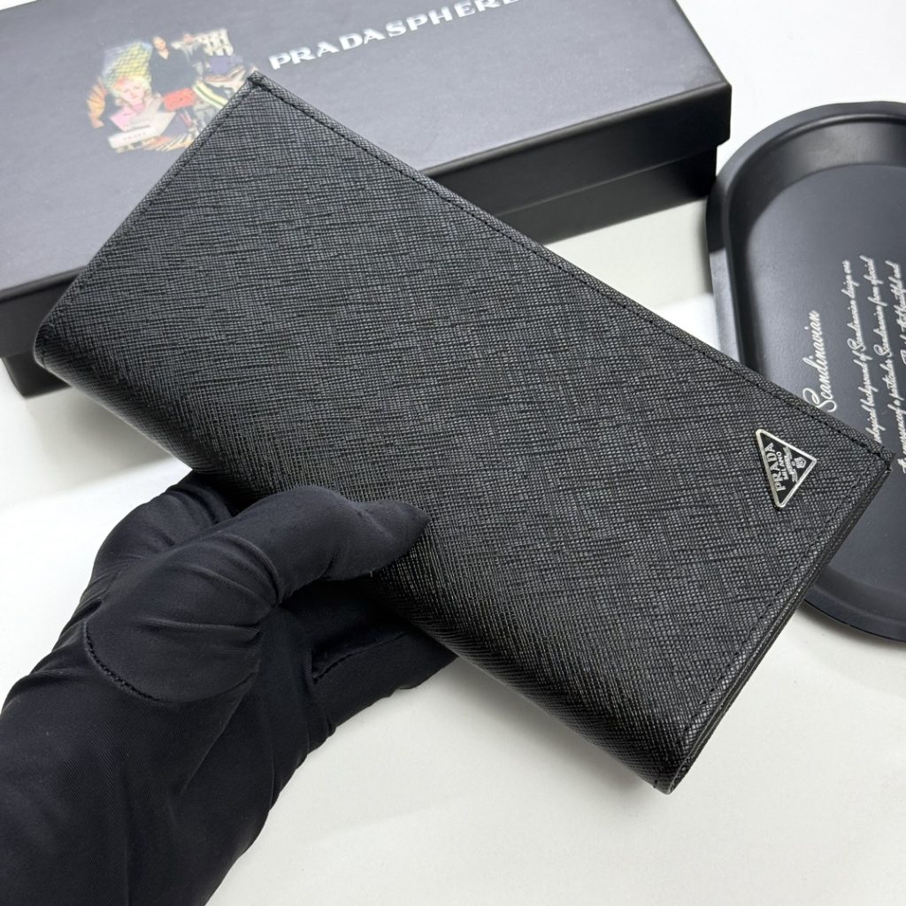 プラダ モノグラムキャンバス 上品な長財布 レディース人気モデル ギフトにも最適 - 画像 3