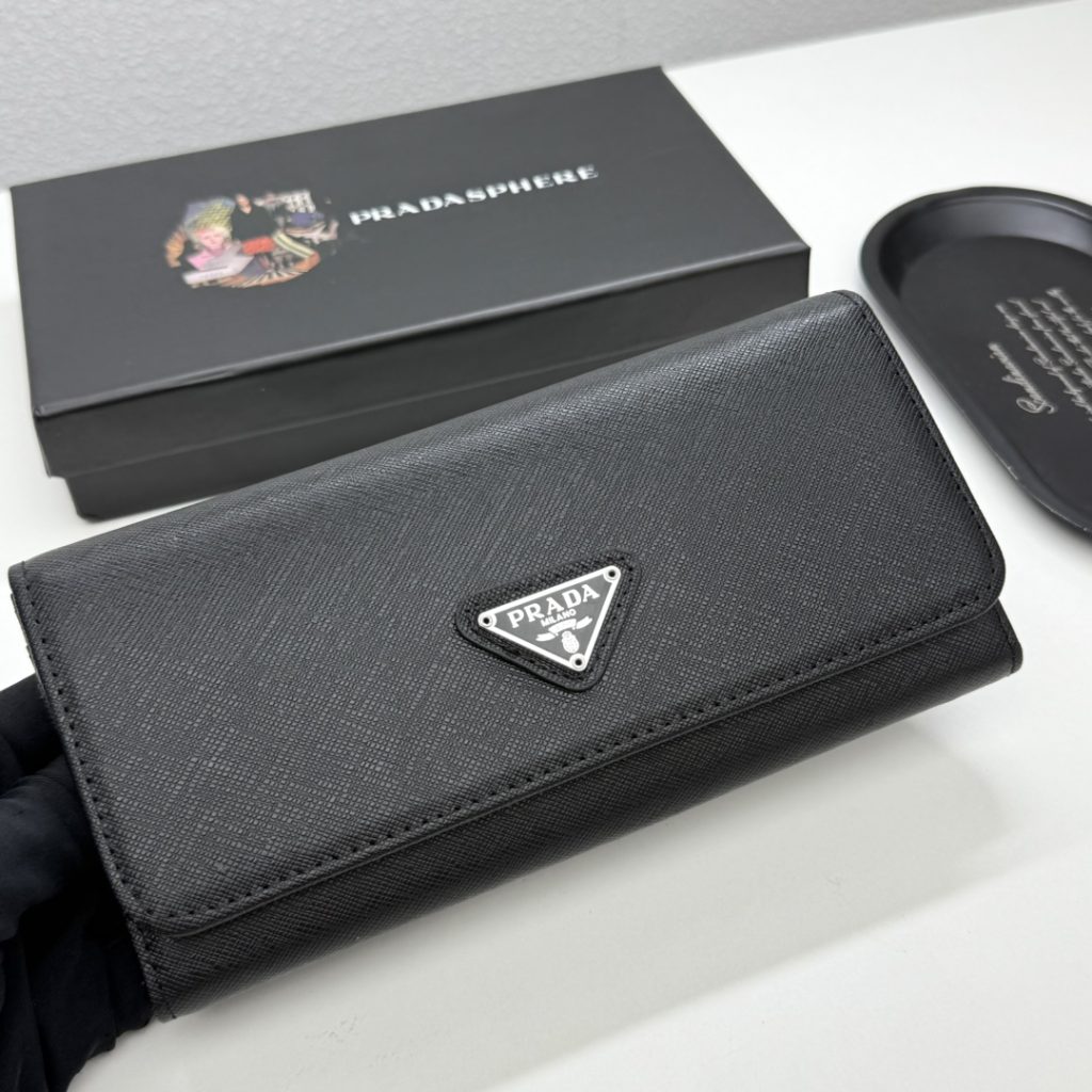 プラダ モノグラムキャンバス 上品な長財布 レディース人気モデル ギフトにも最適 - 画像 2