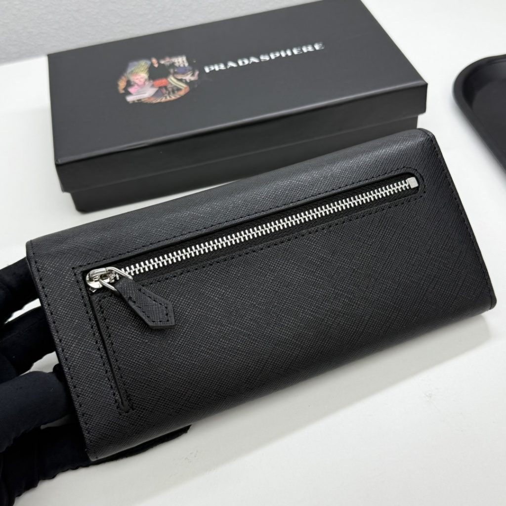 プラダ モノグラムキャンバス 上品な長財布 レディース人気モデル ギフトにも最適 - 画像 4