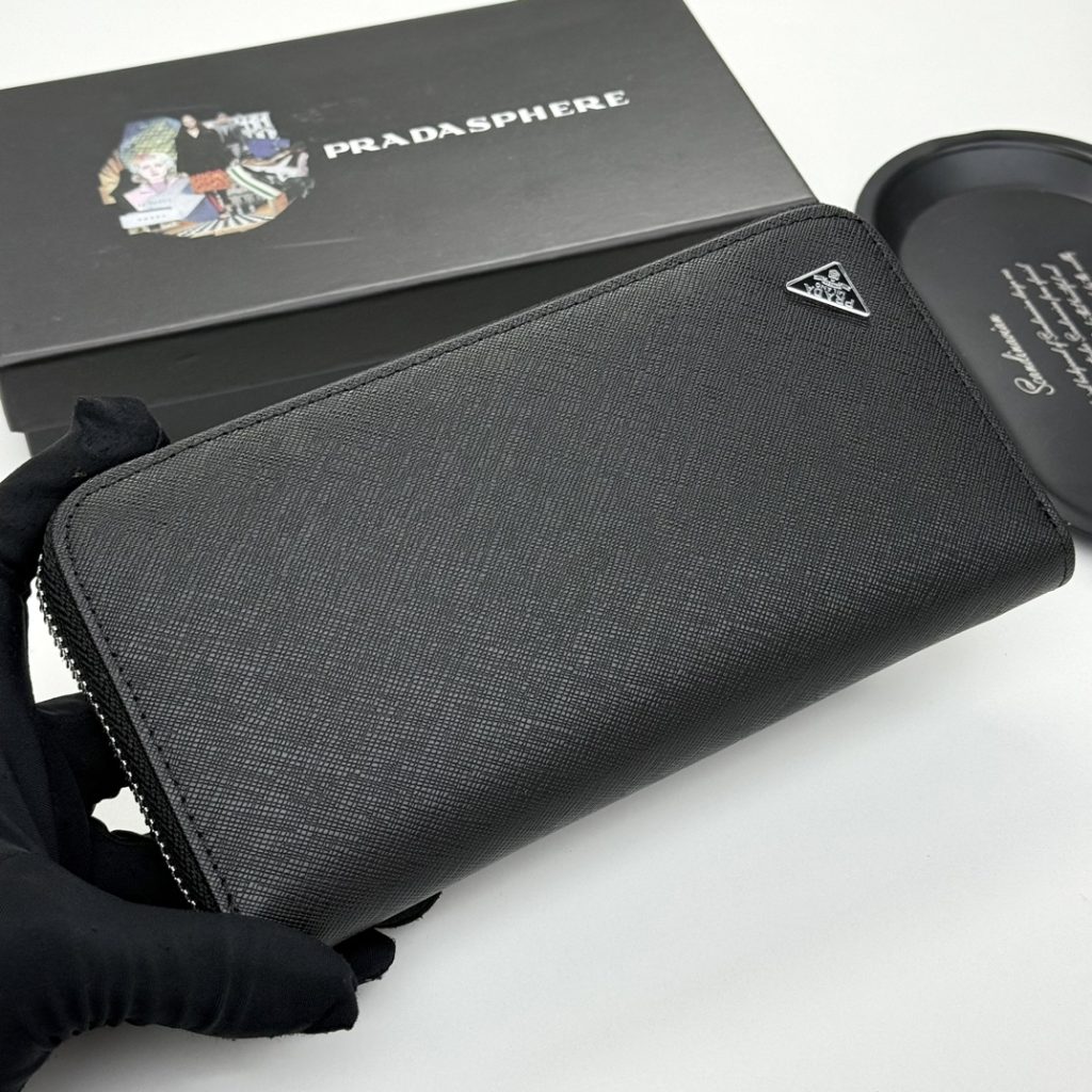 プラダ モノグラムキャンバス 上品な長財布 レディース人気モデル ギフトにも最適 - 画像 2