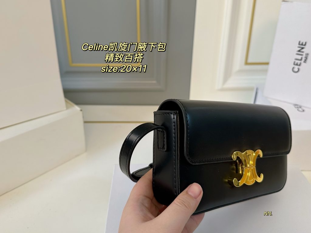 セリーヌ ショルダーバッグ 上質なモノグラムキャンバス 落ち着いたブラウン ギフトにも最適なレディース人気モデル - 画像 3