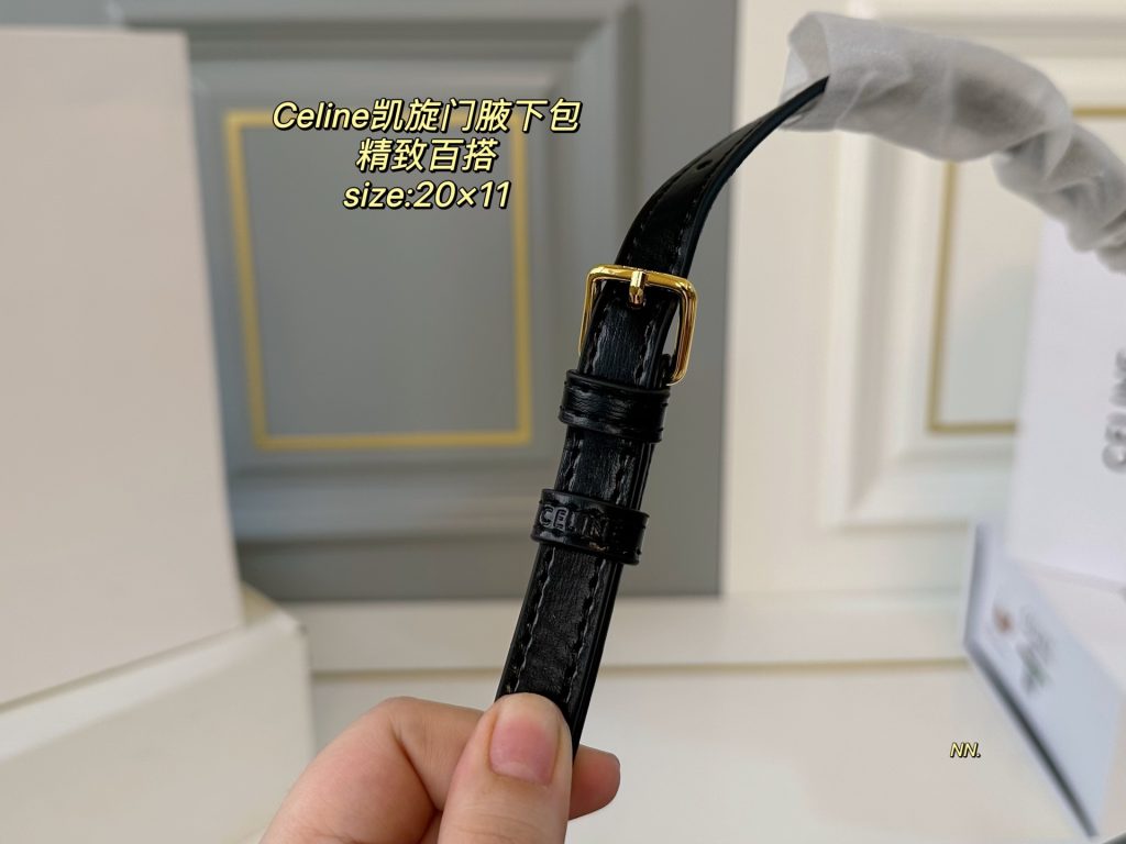 セリーヌ ショルダーバッグ 上質なモノグラムキャンバス 落ち着いたブラウン ギフトにも最適なレディース人気モデル - 画像 7