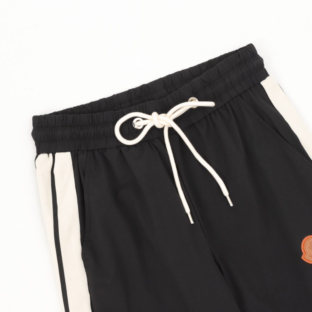 Monclerモンクレール メンズ パンツ ブラック ベージュストライプ 2色入 - 画像 4