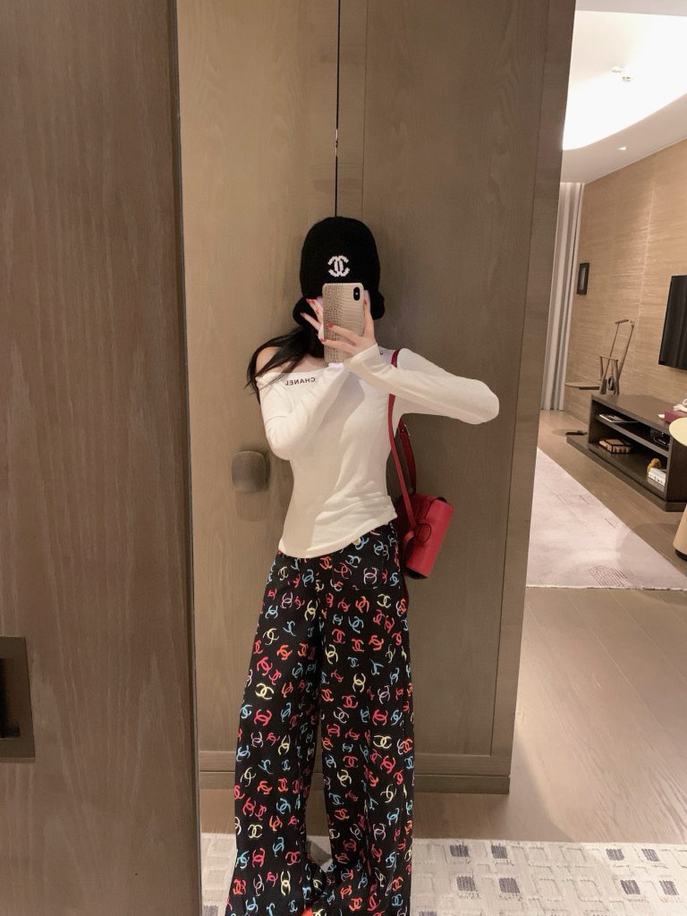 香奈儿 パンツ 2色入 ファッション デイリーユース - 画像 3