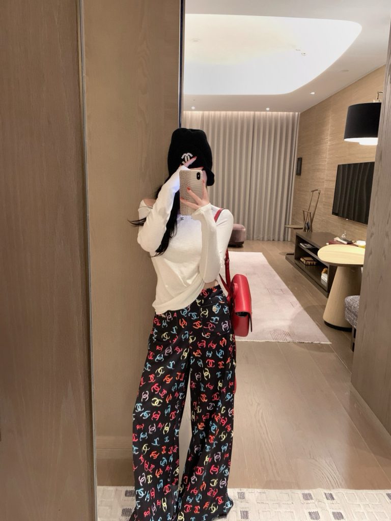 香奈儿 パンツ 2色入 ファッション デイリーユース - 画像 4