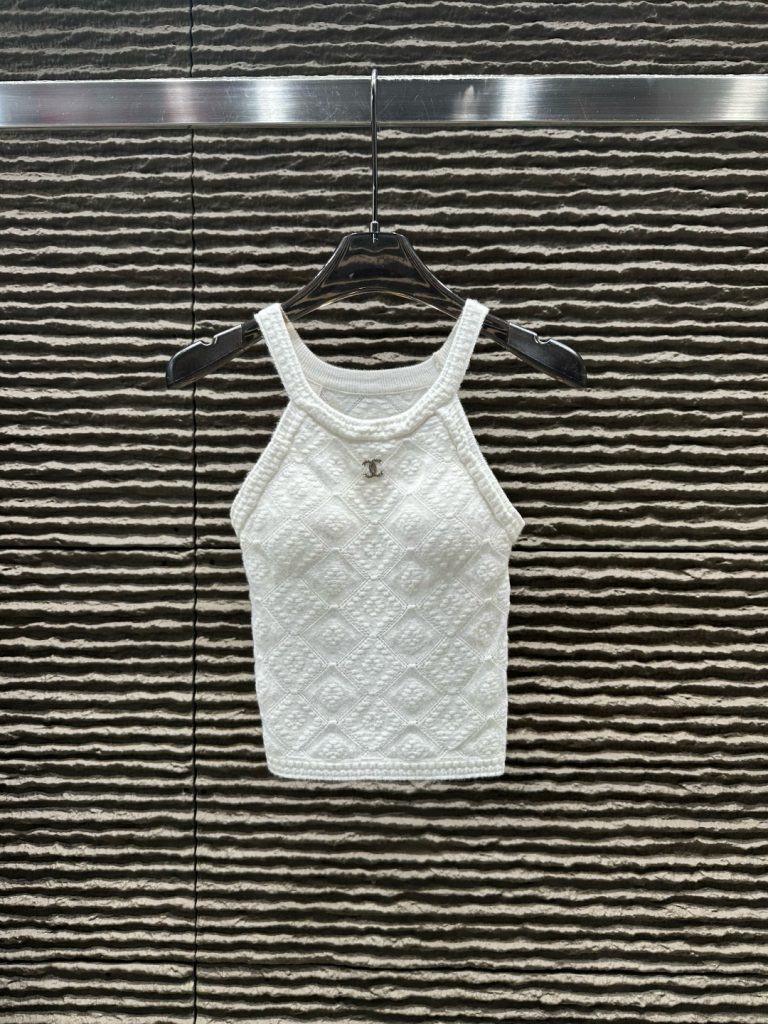 シャネル レディース ニット タンクトップ 2色展開 - 画像 5