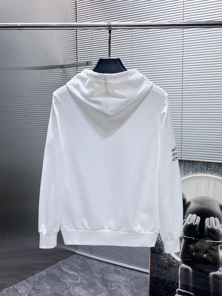 ローファー風デザインのLOUIS VUITTON パーカー 2色入 保温性抜群 - 画像 3