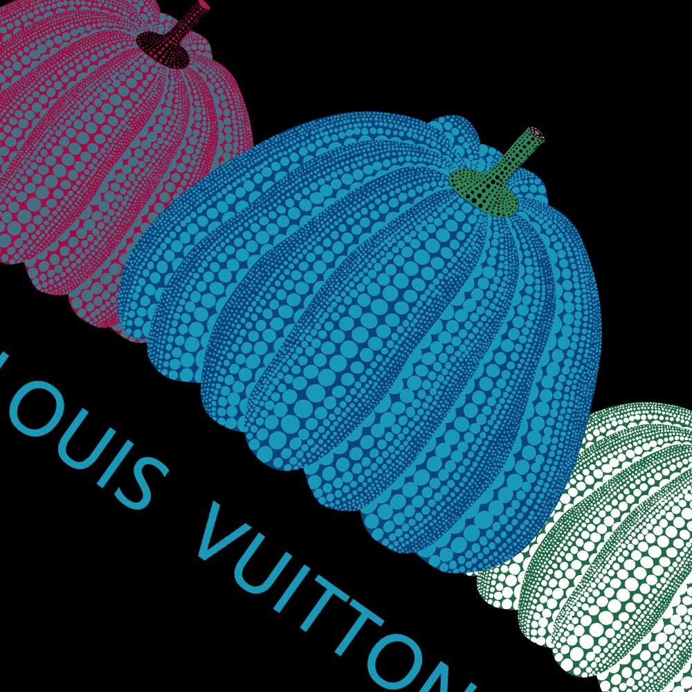 Louis Vuittonロエベ ブランド ブラック スウェットシャツ 3色刺繍 デザイン 綿100% - 画像 3