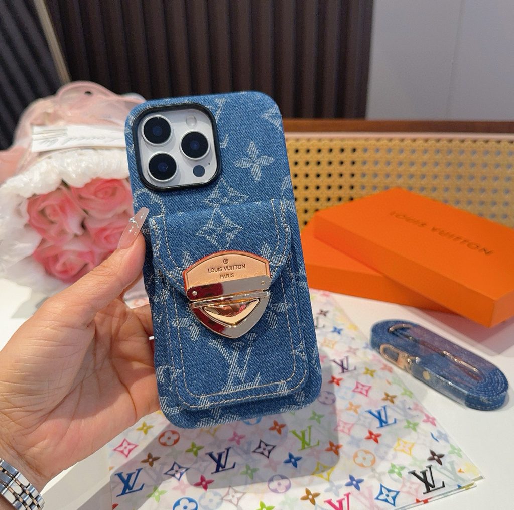 iPhoneケース【Louis Vuitton】デニム風スマホケース 2色入 💼 - 画像 4