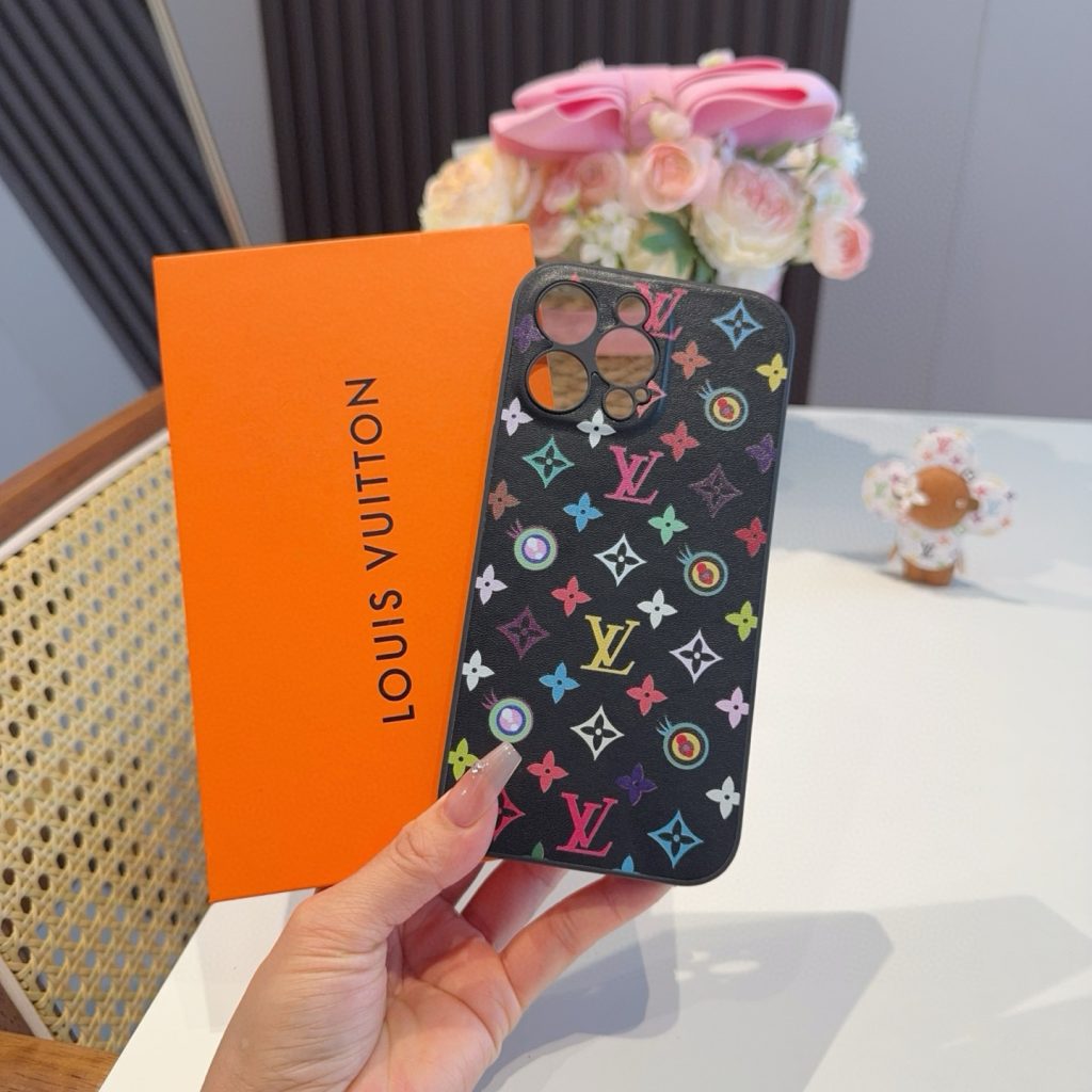 iPhoneケースルイヴィトン風 チェック柄 スマホケース 2色入 🌸 - 画像 2