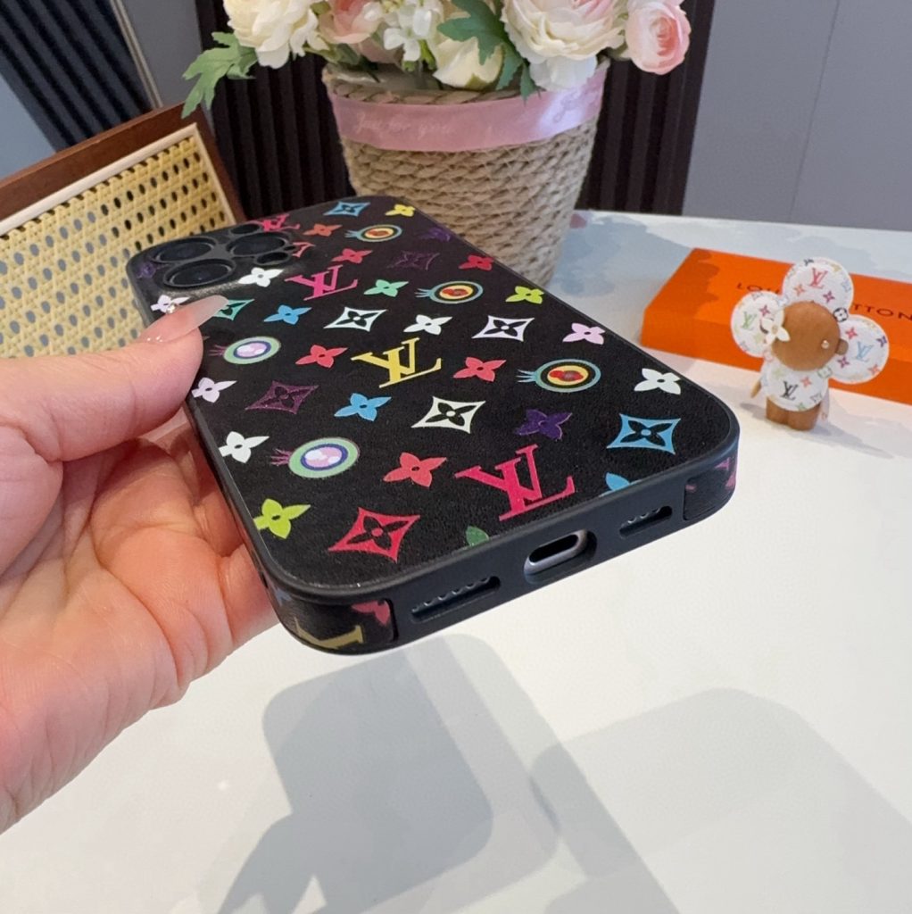 iPhoneケースルイヴィトン風 チェック柄 スマホケース 2色入 🌸 - 画像 5