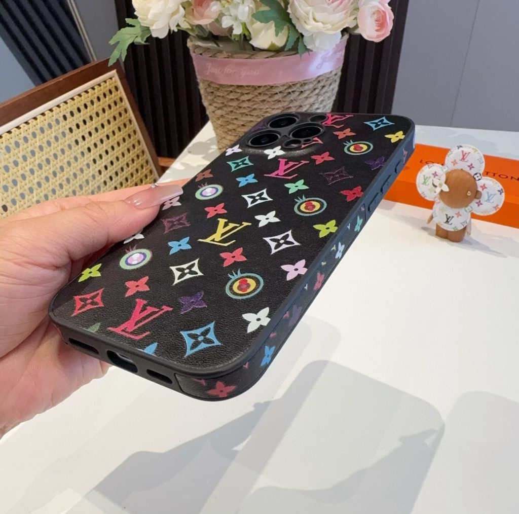 iPhoneケースルイヴィトン風 チェック柄 スマホケース 2色入 🌸 - 画像 6