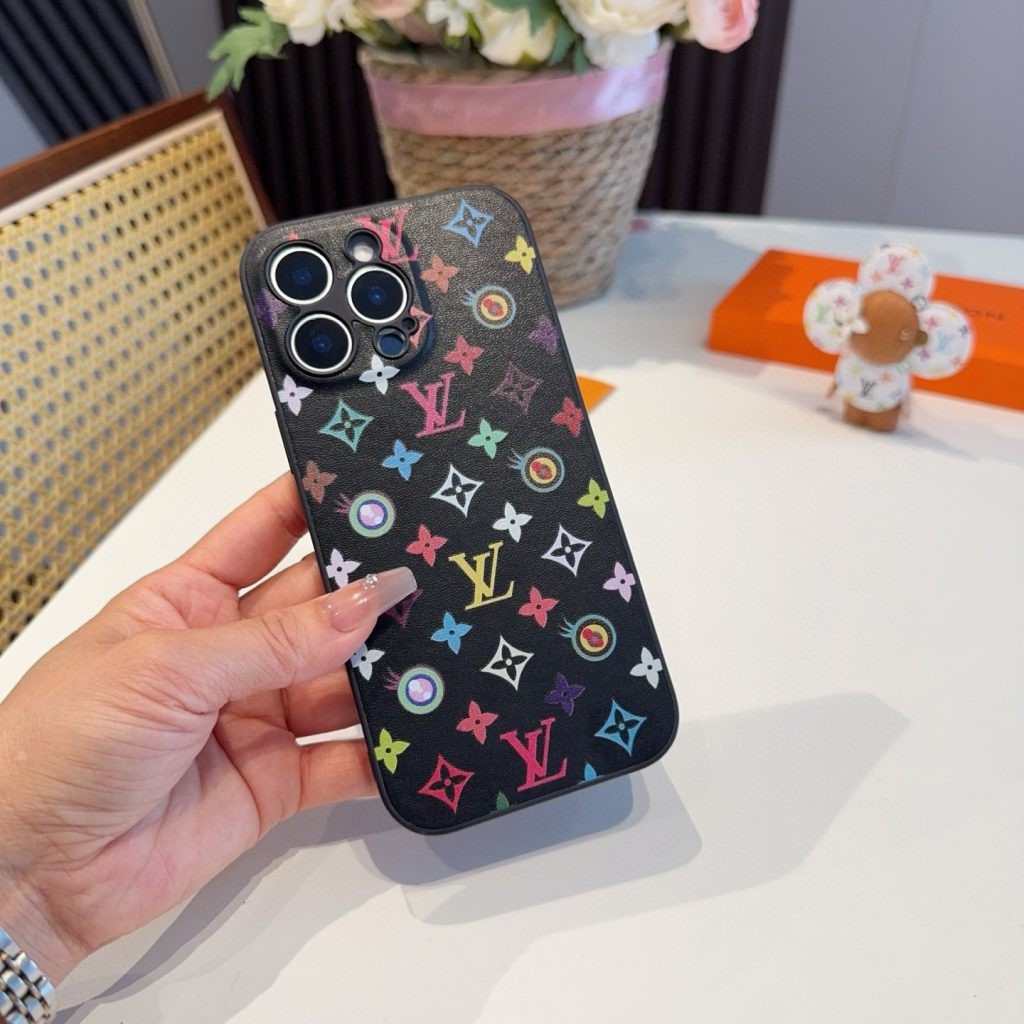 iPhoneケースルイヴィトン風 チェック柄 スマホケース 2色入 🌸 - 画像 7