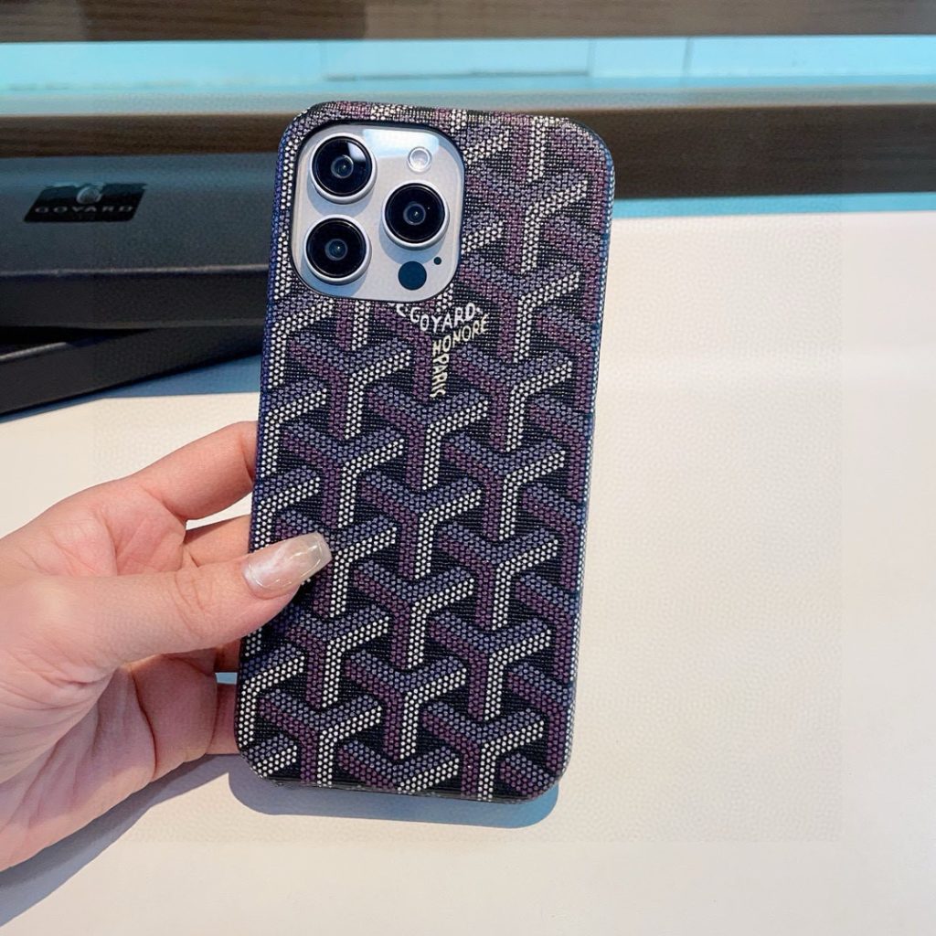 iPhoneケースGoyard モノグラム ブラック/ホワイト 2色入 スマホケース 📱 - 画像 2