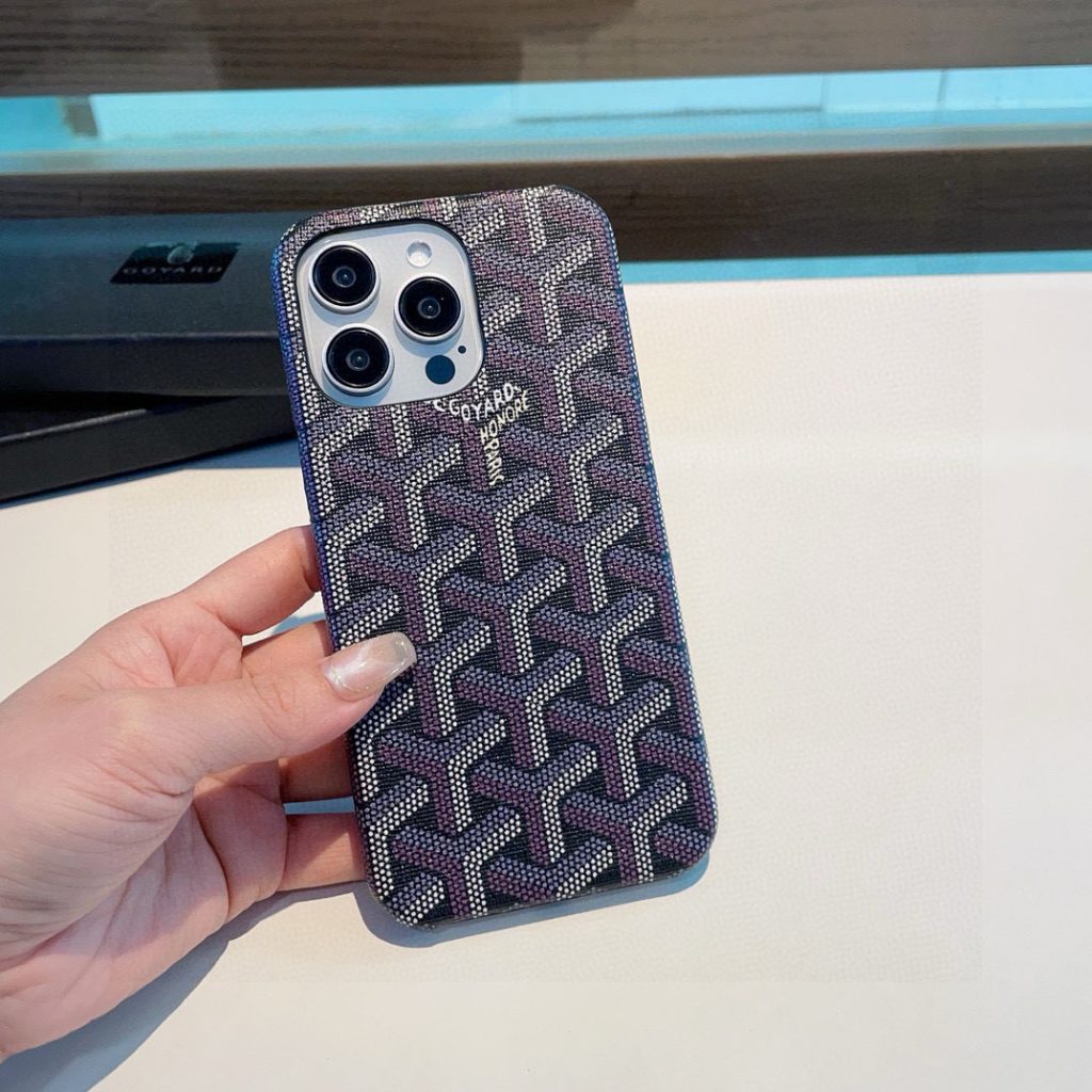 iPhoneケースGoyard モノグラム ブラック/ホワイト 2色入 スマホケース 📱 - 画像 4