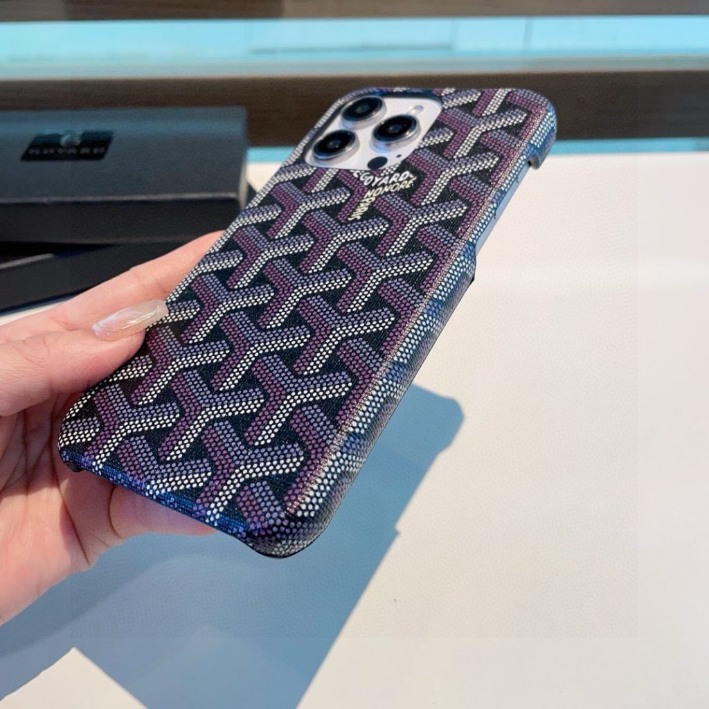 iPhoneケースGoyard モノグラム ブラック/ホワイト 2色入 スマホケース 📱 - 画像 7