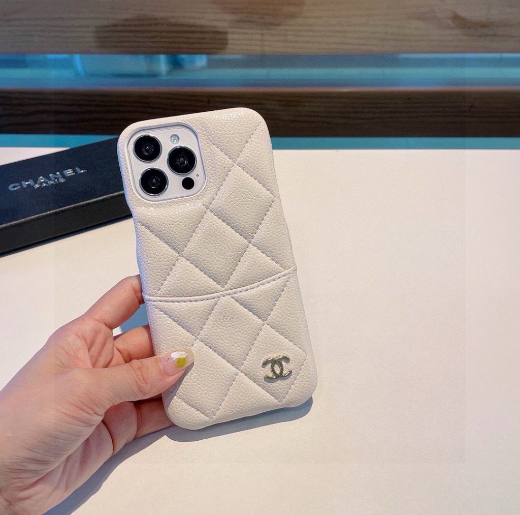 iPhoneケースCHANEL チェーン プラスチックケース 2色入 💼 - 画像 6