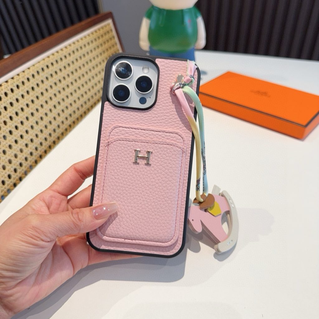 iPhoneケースエルメス ロックアップ ピンク 2色入 🐎 - 画像 4