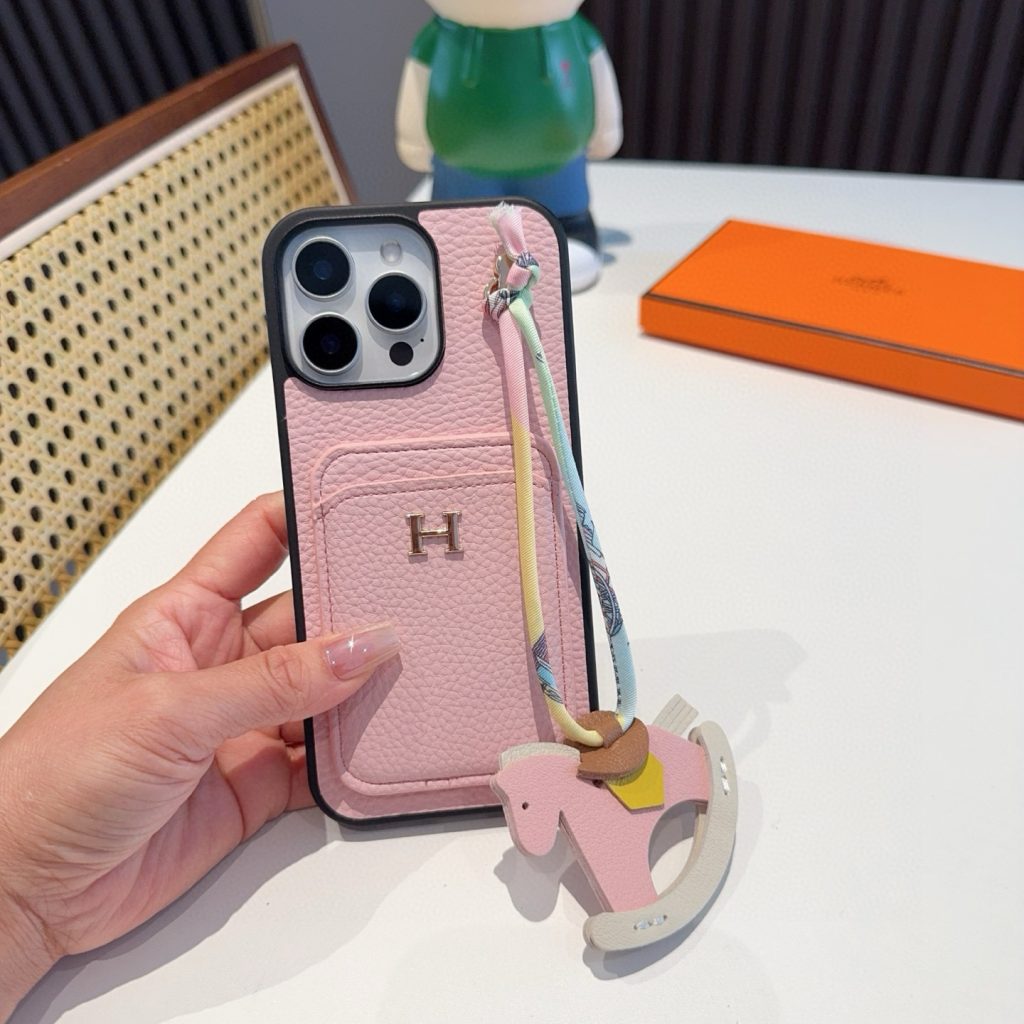 iPhoneケースエルメス ロックアップ ピンク 2色入 🐎 - 画像 6