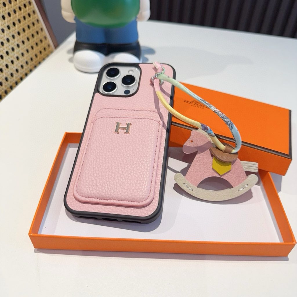 iPhoneケースエルメス ロックアップ ピンク 2色入 🐎 - 画像 8
