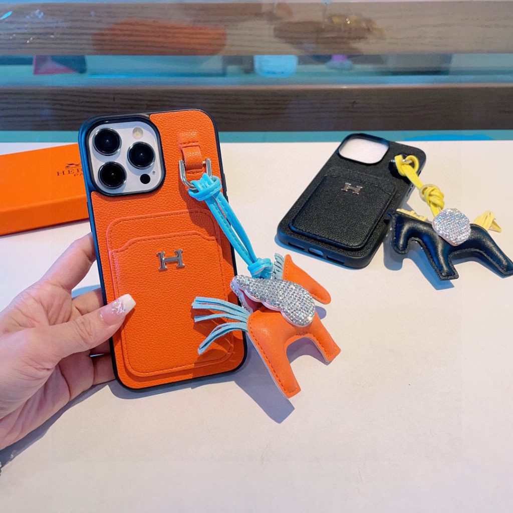 iPhoneケースHERMES モンテカルロ カードポケット付きiPhoneケース 2色入 🐎 - 画像 3