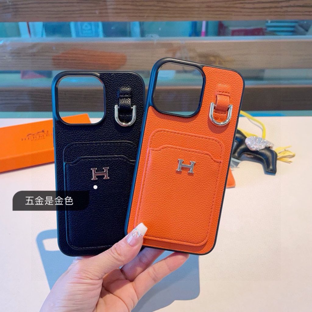 iPhoneケースHERMES モンテカルロ カードポケット付きiPhoneケース 2色入 🐎 - 画像 5
