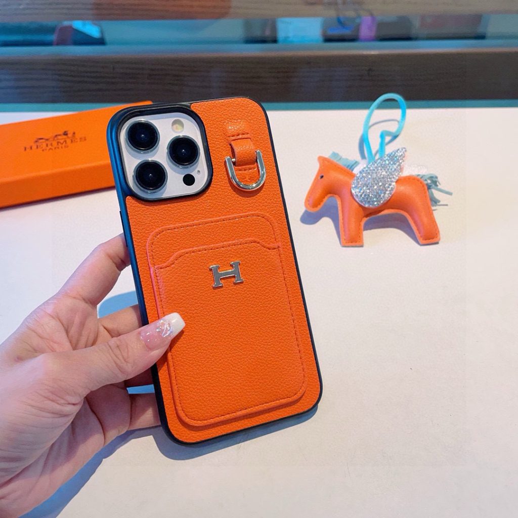 iPhoneケースHERMES モンテカルロ カードポケット付きiPhoneケース 2色入 🐎 - 画像 7