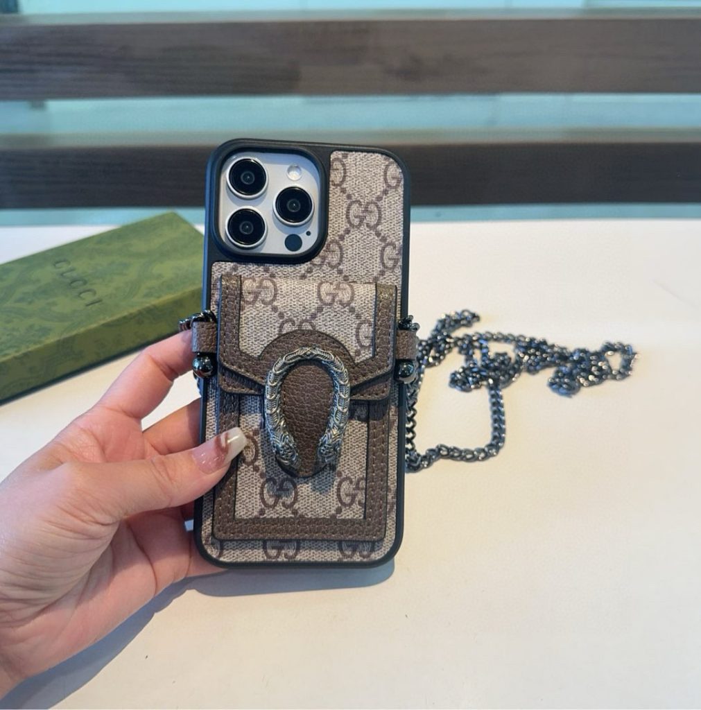 iPhoneケースGUCCI バッグ型スマホケース ショルダー 2色入 🌸 - 画像 4