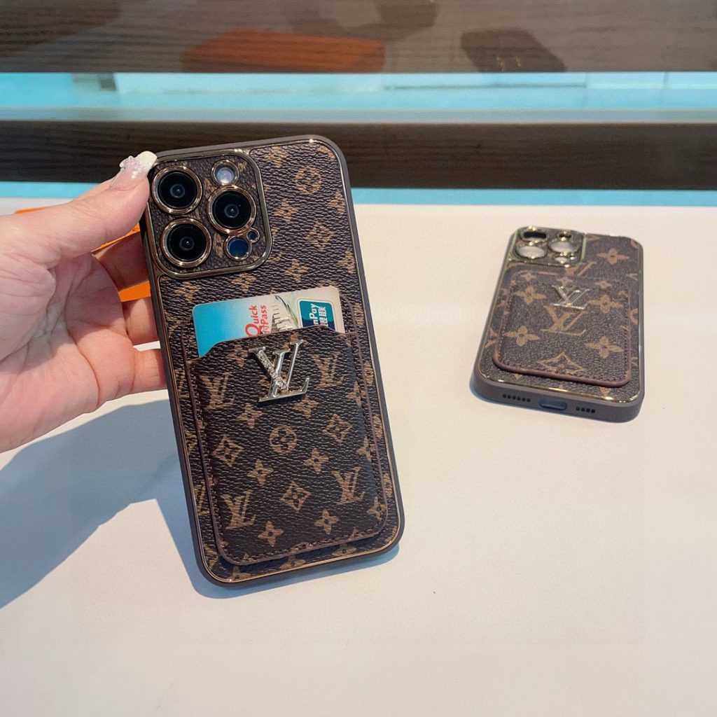 iPhoneケース高級感のあるLV風 デザイン iPhoneケース 4色入 📱 - 画像 2