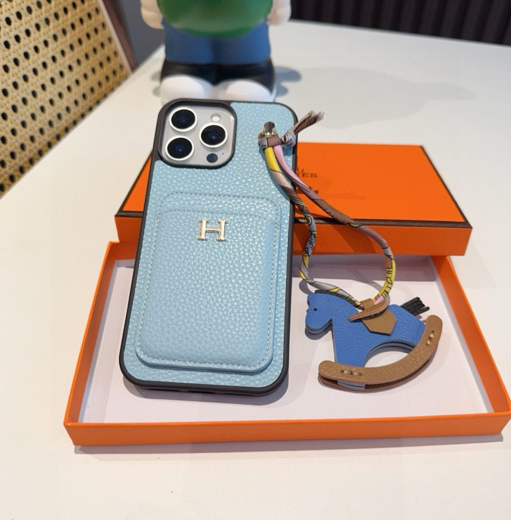 iPhoneケースエールメス iPhoneケース 2色入 カードポケット付き 🐎 - 画像 8