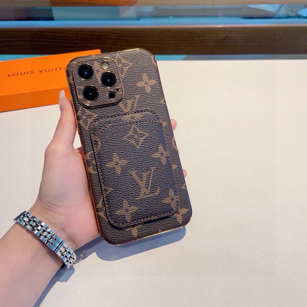 iPhoneケースルイヴィトン モノグラム iPhone15 Proケース 2色入 カードポケット付き 📱 - 画像 6