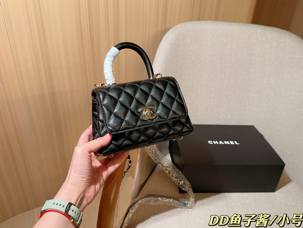 シャネル ブリーフケース 2色 ブラック ゴールド金具 - 画像 3